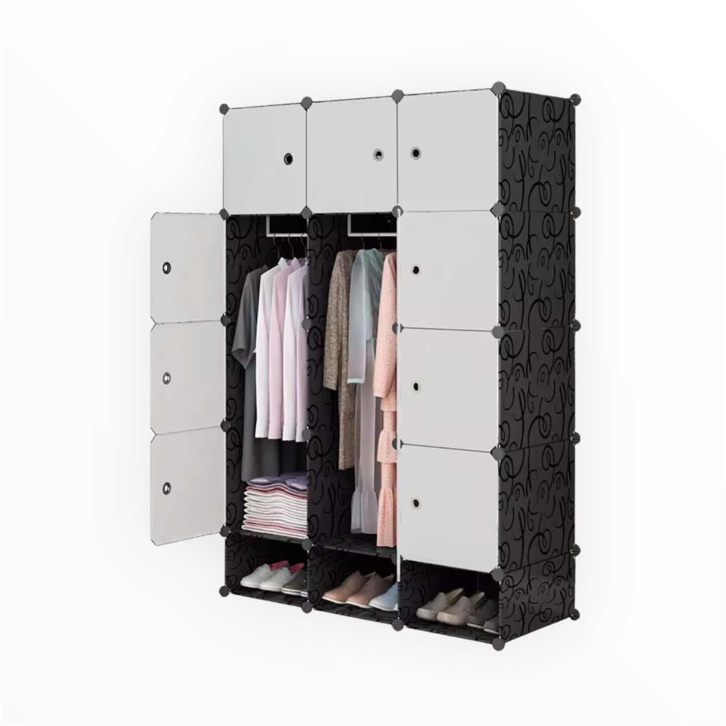 Armoire Modulaire pliable-Rangement pratique et Moderne.